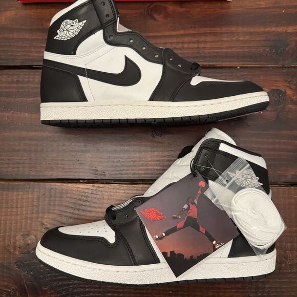 Air Jordan 1 Retro High \'85 Black White Shoes main image 9
